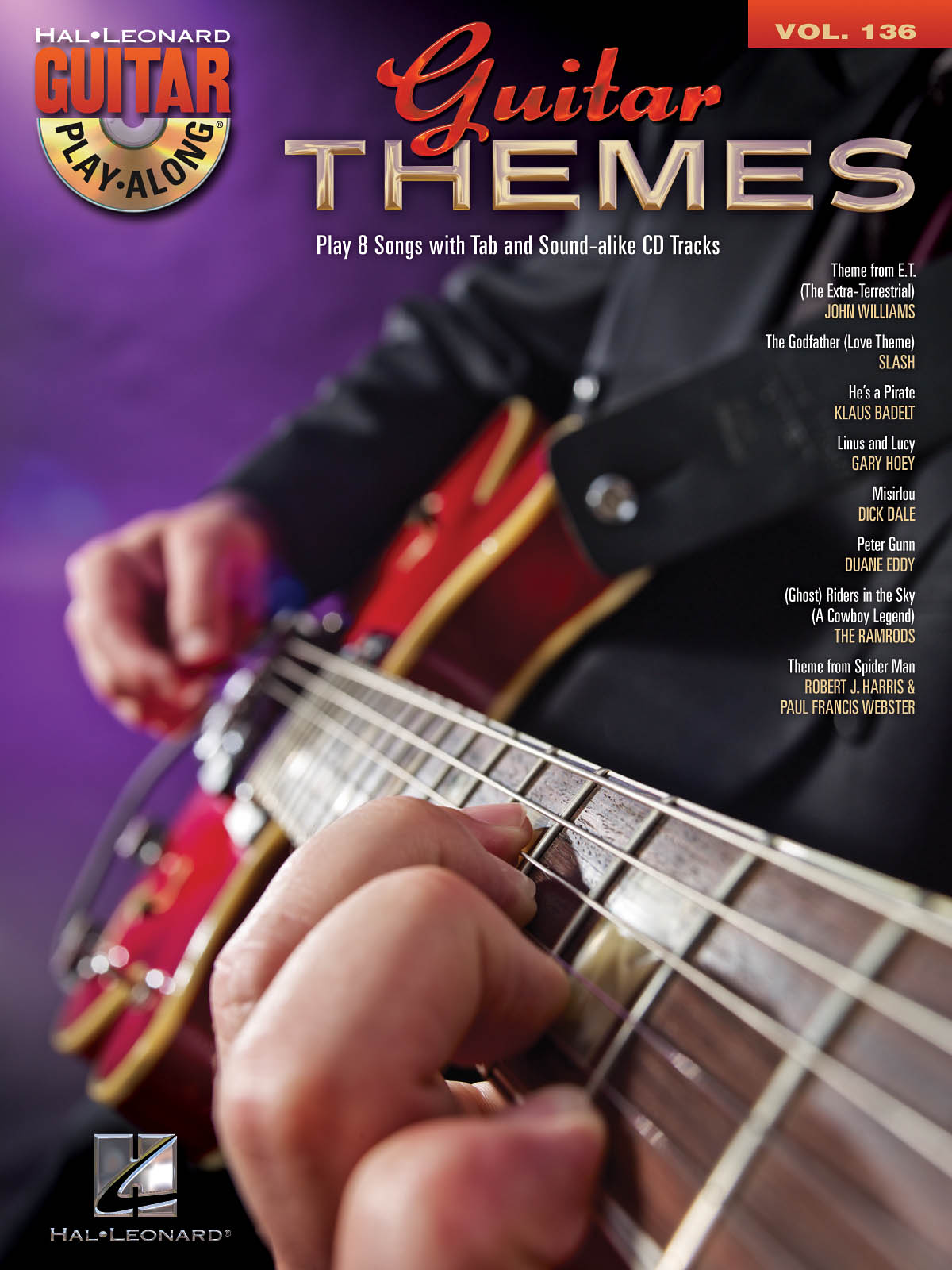 Guitar Themes - Guitar Play-Along Volume 136