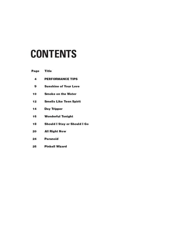 Graded Guitar Songs - noty na kytaru