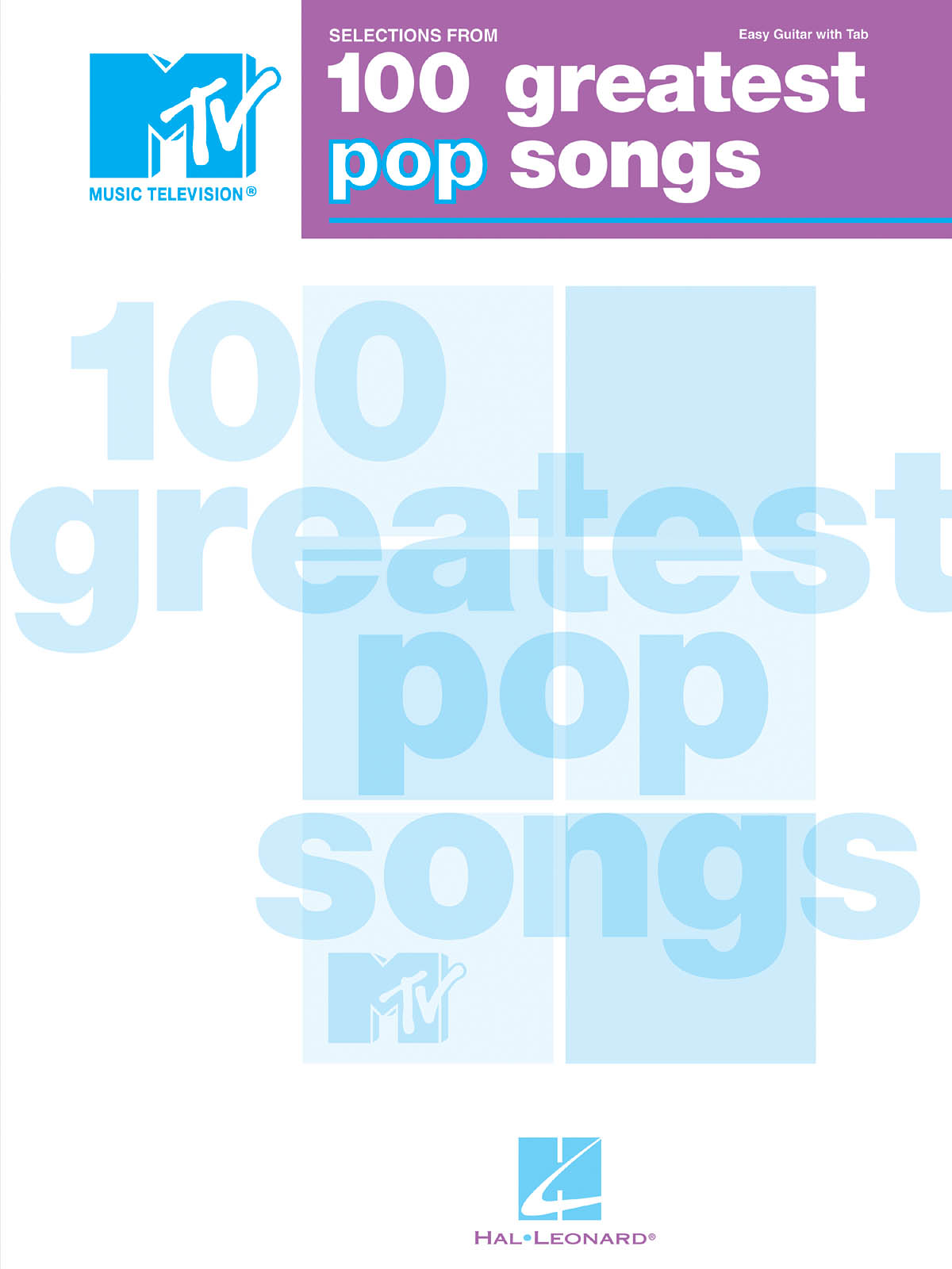 Selections from MTV's 100 Greatest Pop Songs - noty na kytaru