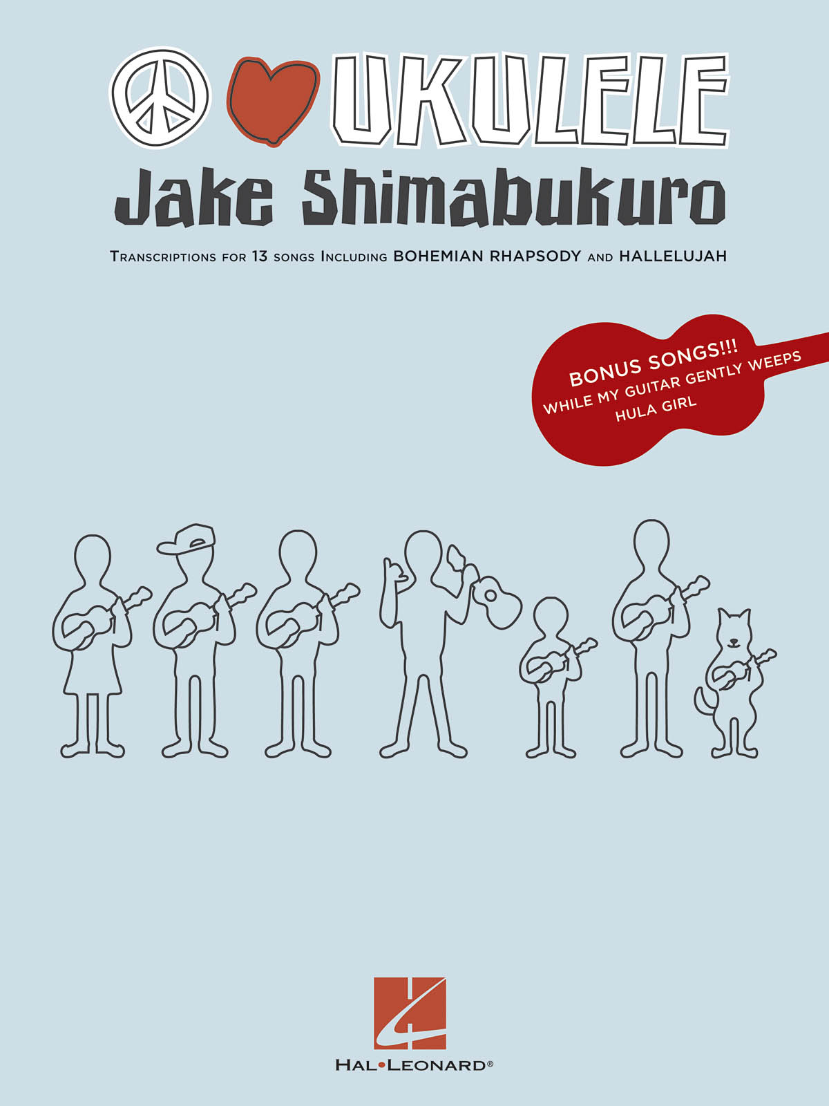 Jake Shimabukoro Peace Love Ukulele Transcriptions - noty pro ukulele