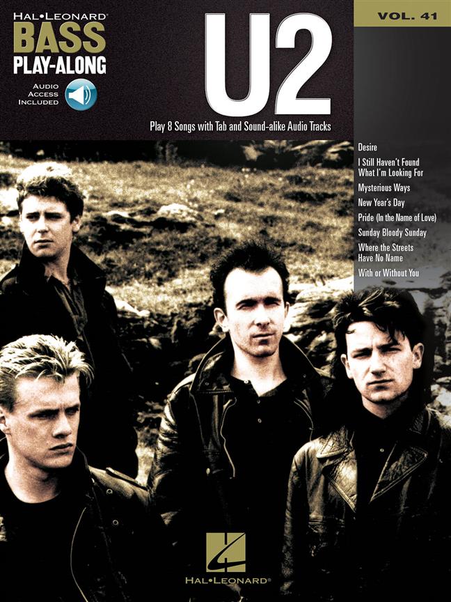 U2 - Bass Play Along Volume 41 - noty na bass kytaru