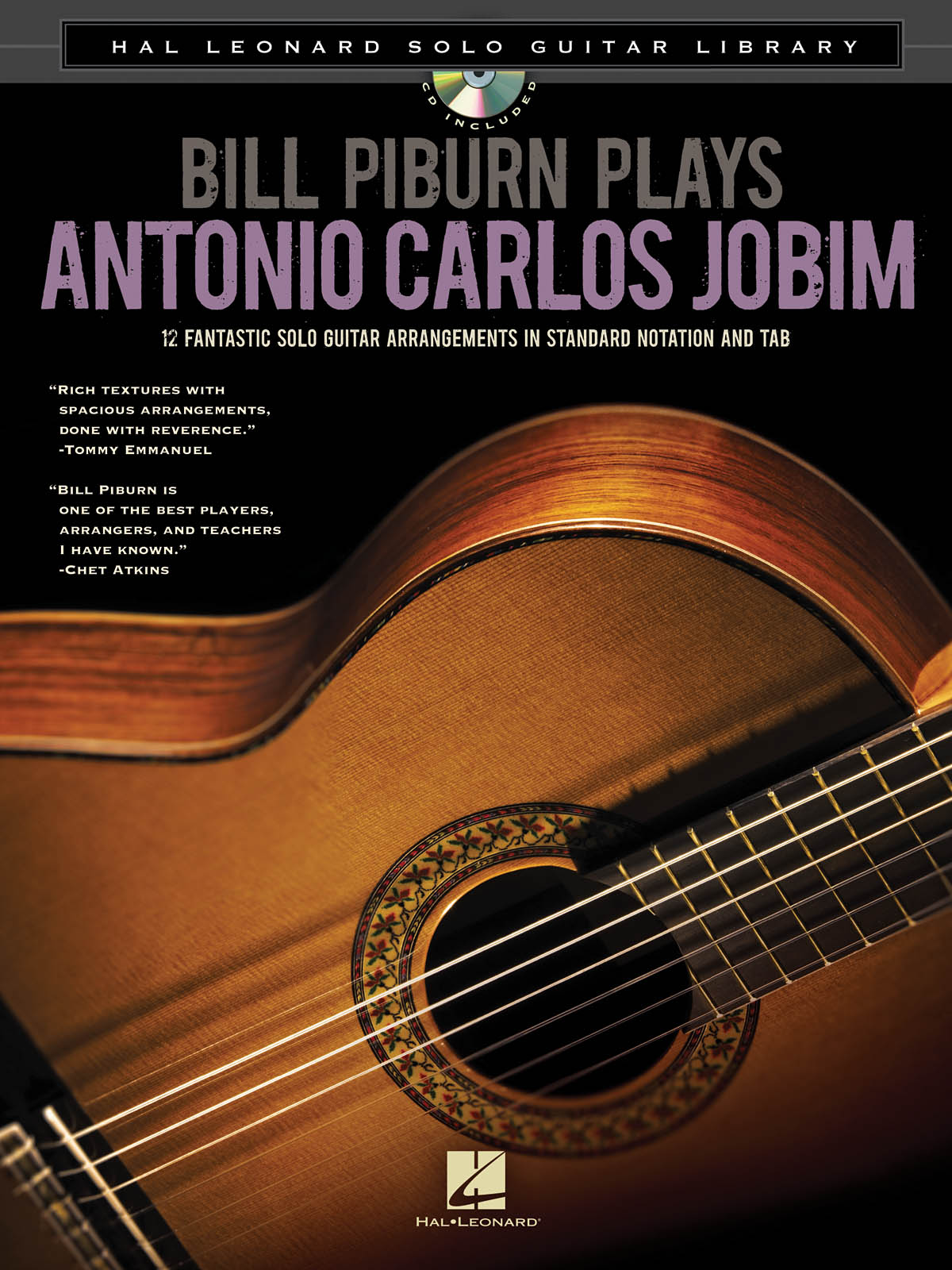 Bill Piburn Plays Antonio Carlos Jobim - Solo Guitar Library - noty na kytaru