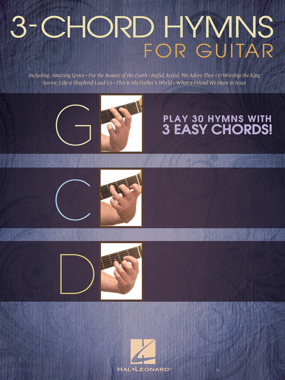 3-Chord Hymns For Guitar - Play 30 Hymns With 3 Easy Chords - noty na kytaru