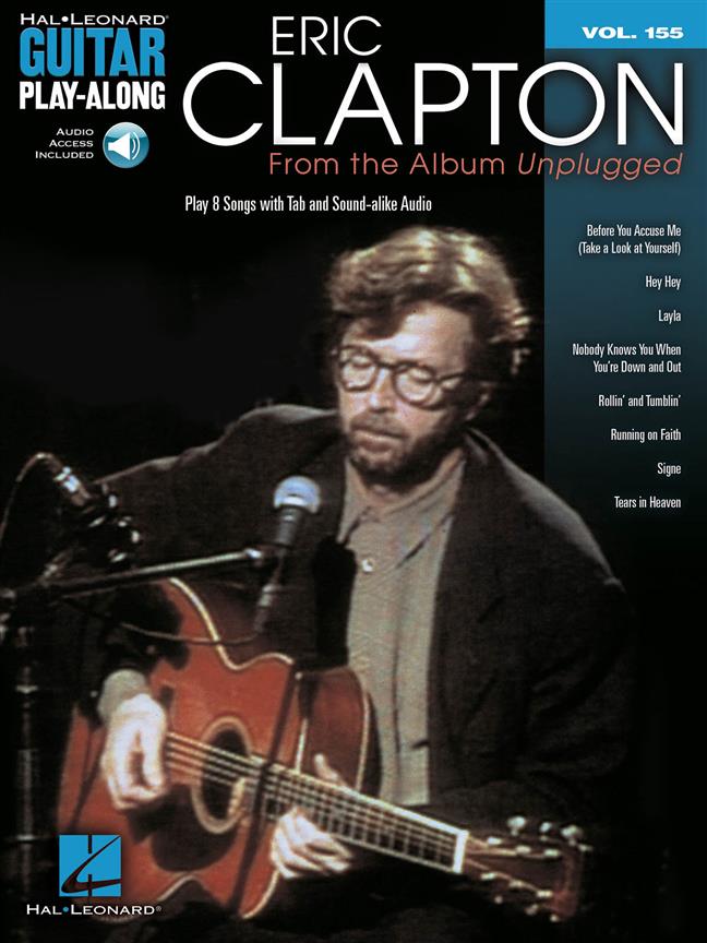 Eric Clapton: From the Album Unplugged - Guitar Play Along Volume 155 - noty na kytaru