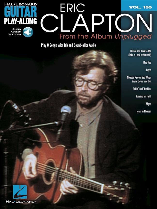 Eric Clapton: From the Album Unplugged - Guitar Play Along Volume 155 - noty na kytaru