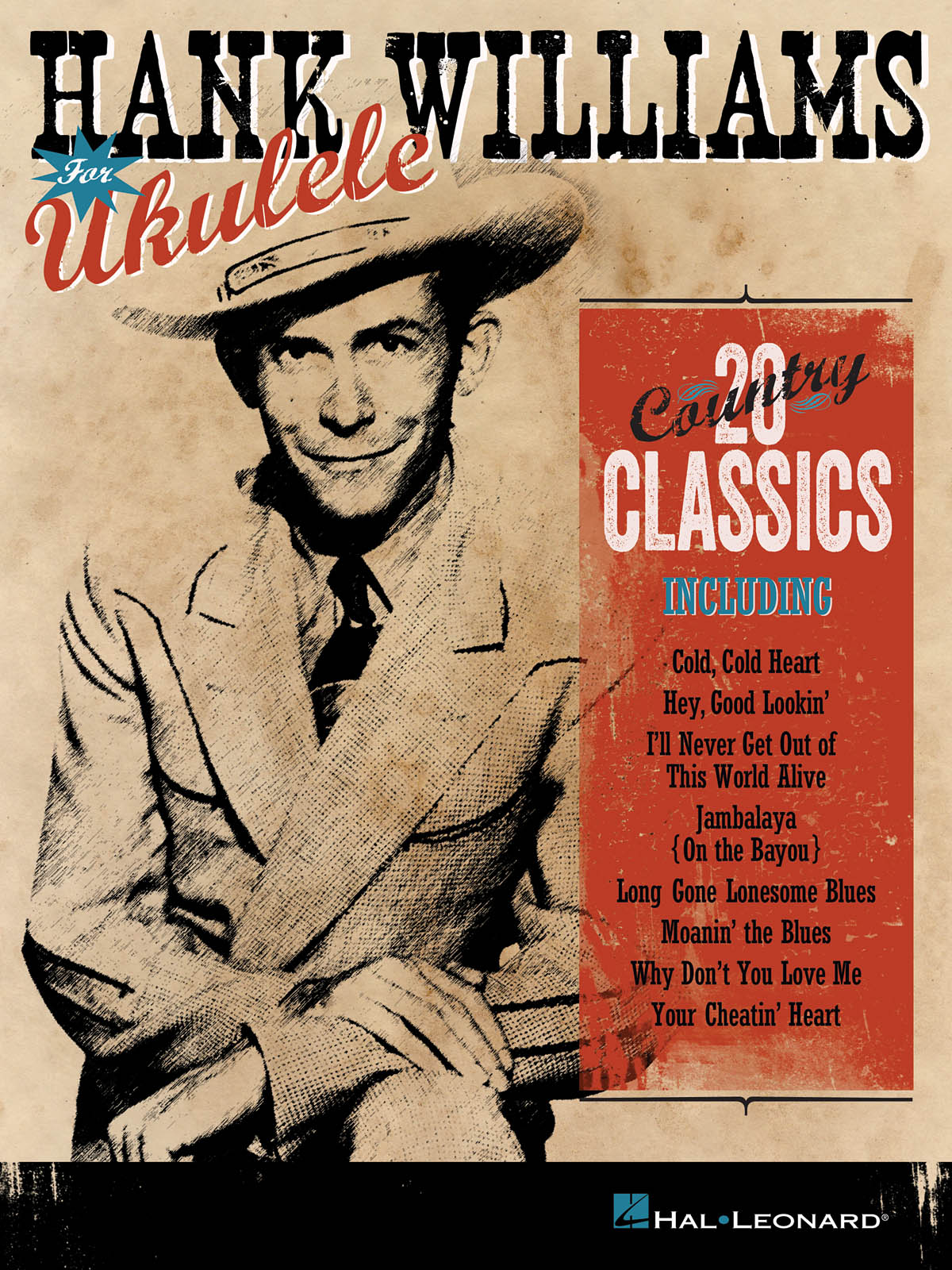 Hank Williams for Ukulele - noty pro ukulele