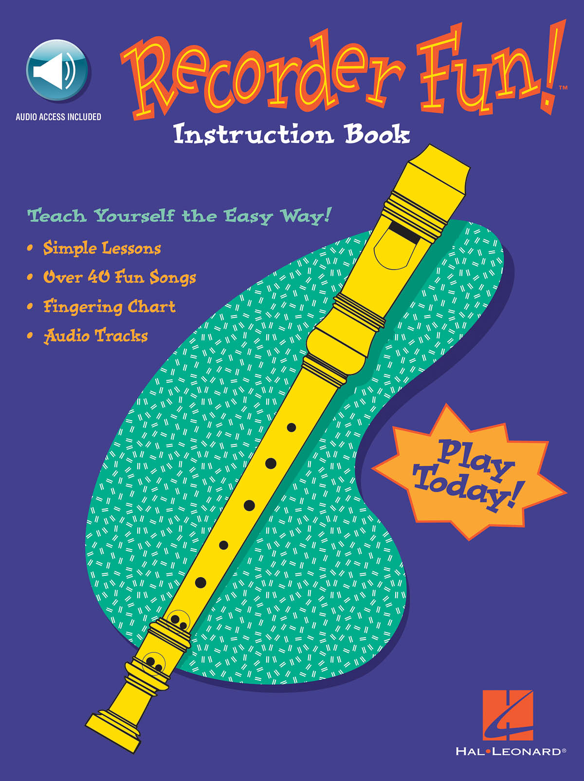 Recorder Fun! Teach Yourself the Easy Way! - noty pro zobcovou flétnu