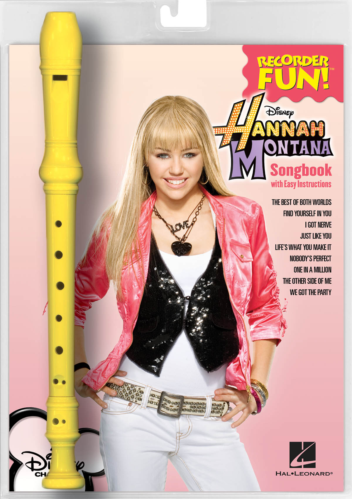 Hannah Montana Recorder Fun ! Pack - Songs From The Hit TV Series - na zobcovou flétnu