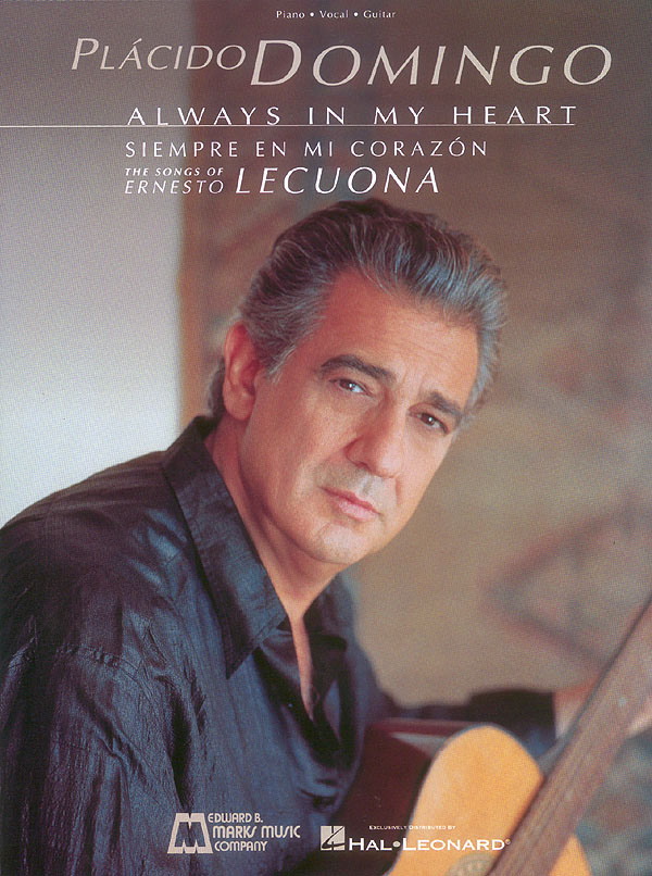 Placido Domingo: Always in my Heart - písně pro zpěv a klavír