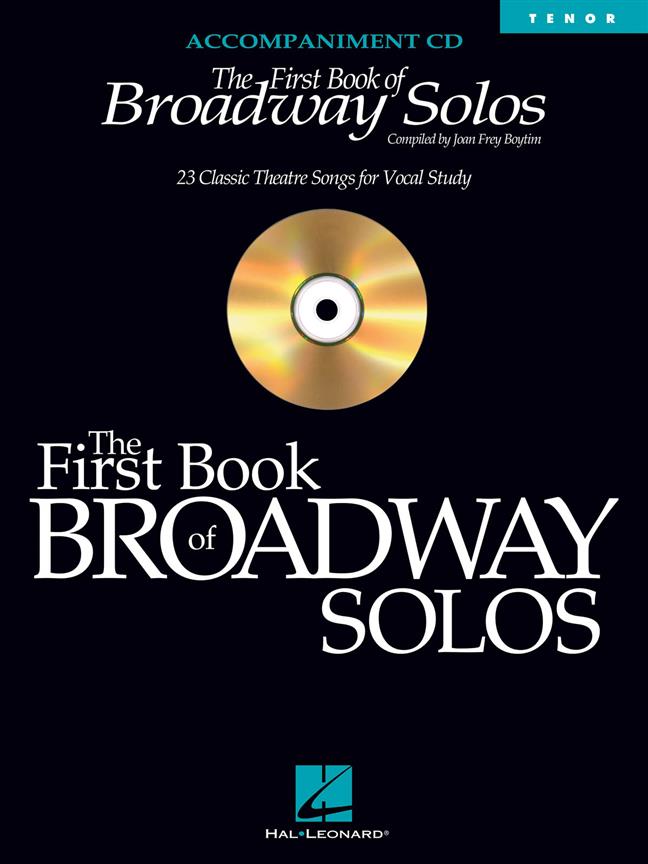 The First Book of Broadway Solos - Tenor Accompaniment CD - noty pro hlas tenor