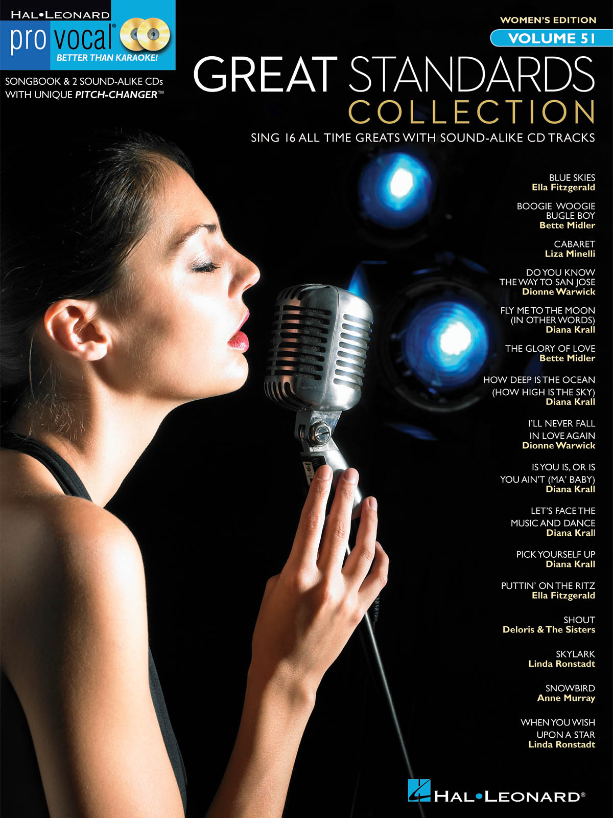 Great Standards Collection - Pro Vocal Women's Edition Volume 51 - písně pro zpěv, klavír s akordy pro kytaru
