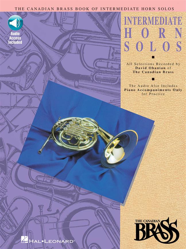 Canadian Brass Book Of Intermediate Horn Solos - noty na lesní roh