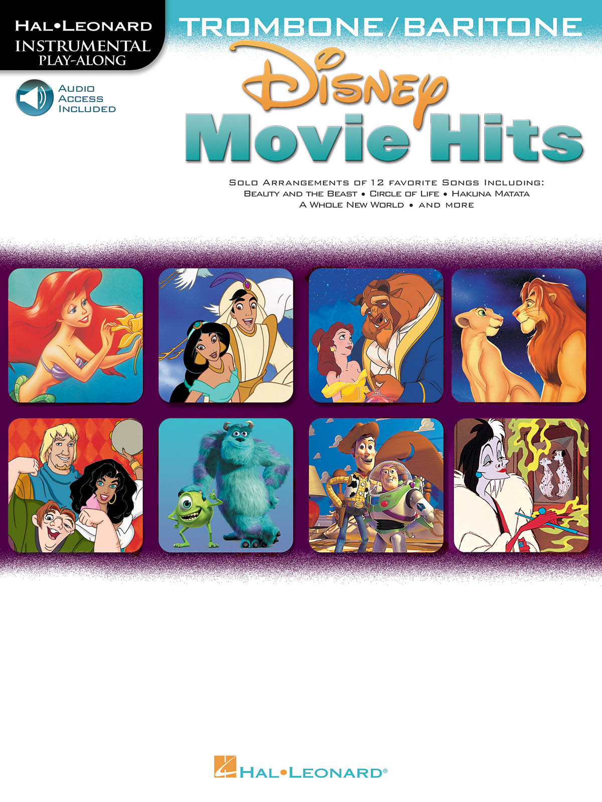 Disney Movie Hits - Trombone/Baritone - Instrumental Play-Along