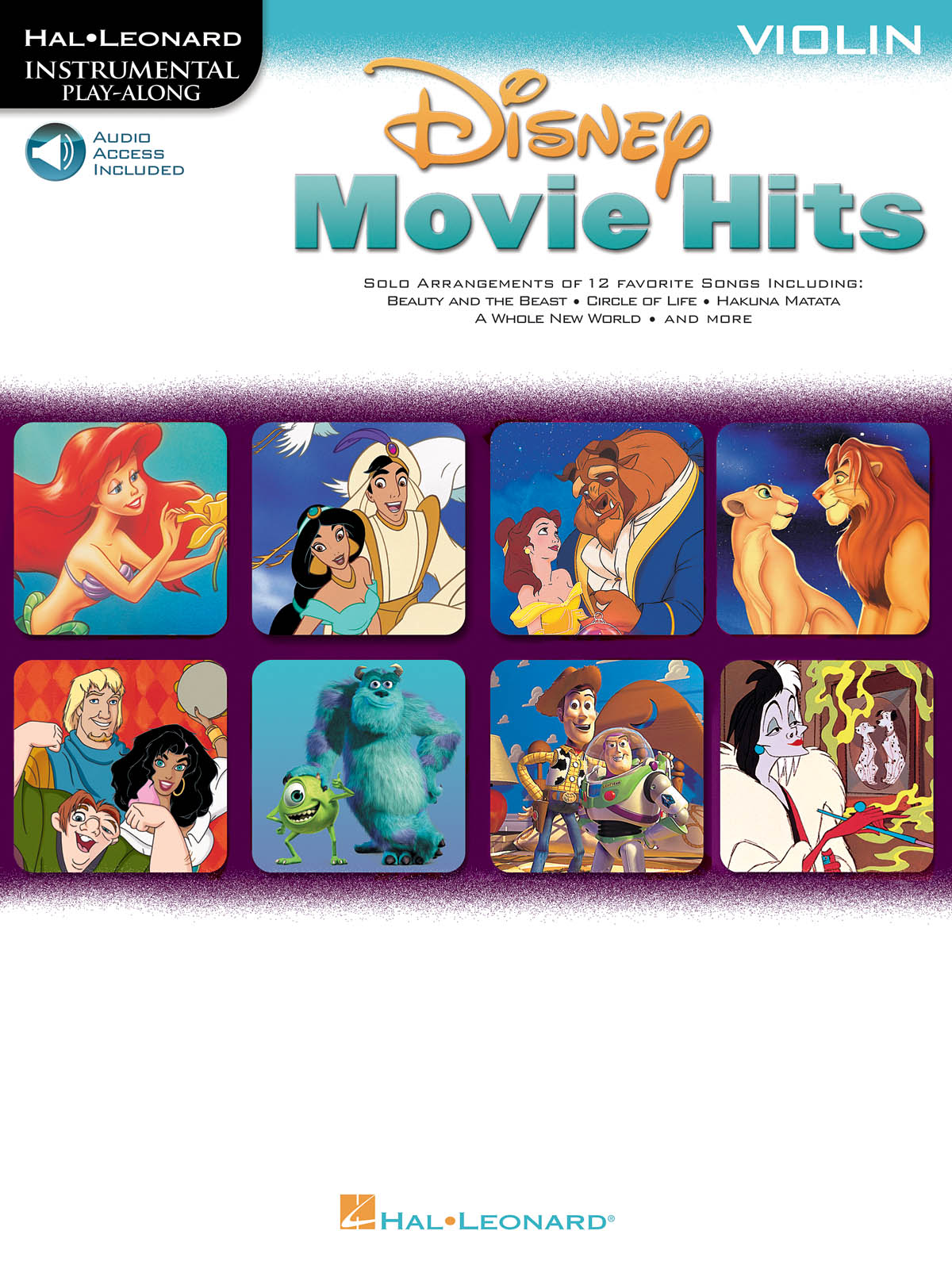 Disney Movie Hits - Violin - Instrumental Play-Along