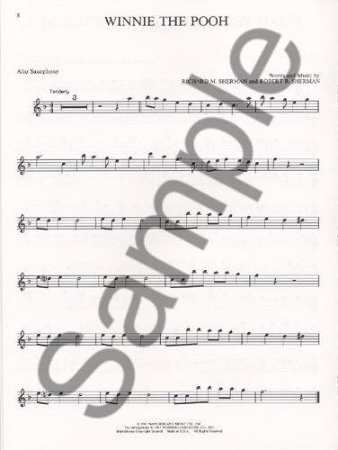 Easy Disney Favorites - Alto Saxophone - Instrumental Play-Along
