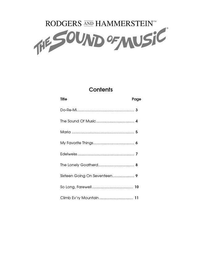 The Sound of Music - Violin - Instrumental Play-Along - noty na housle