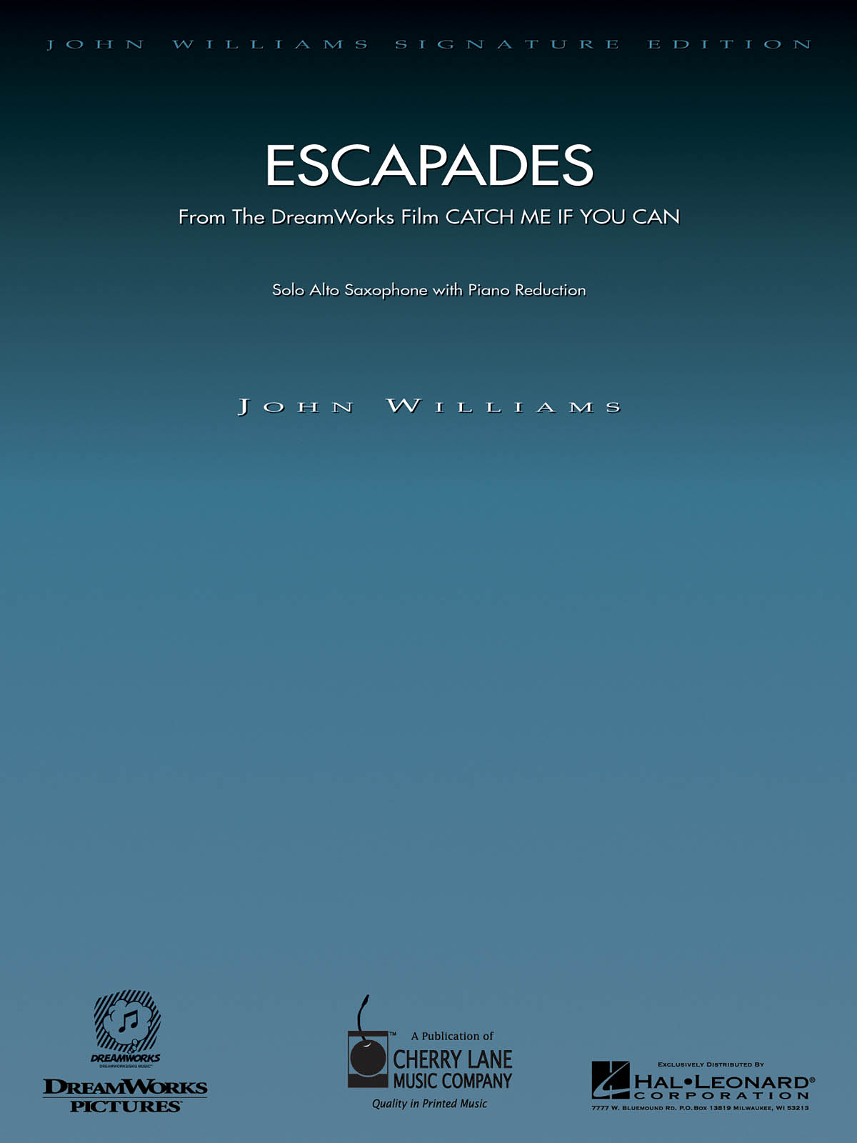 Escapades (from CATCH ME IF YOU CAN) - Alto Saxophone with Piano Reduction - noty pro altový saxofon