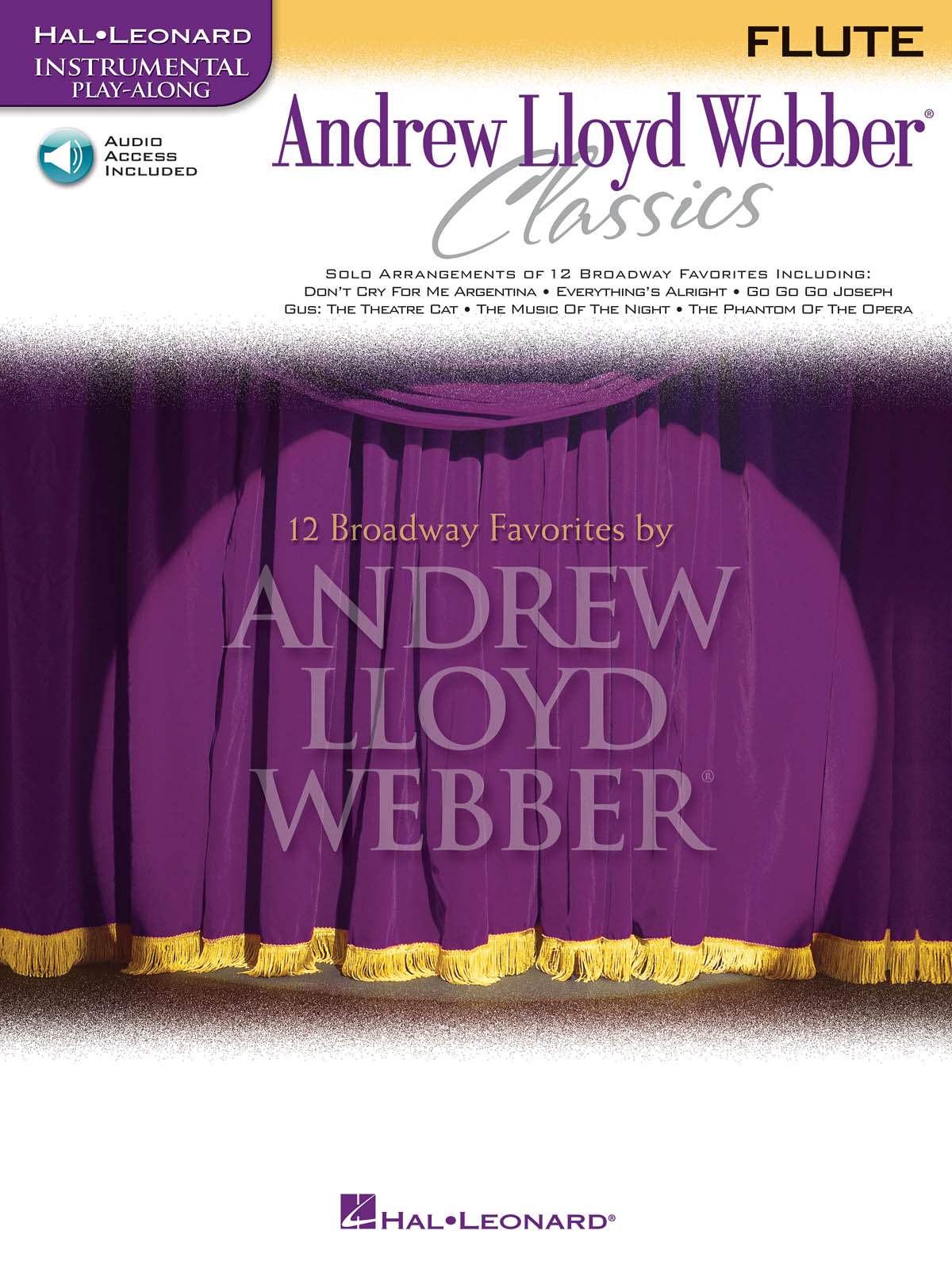 Andrew Lloyd Webber Classics pro příčnou flétnu Instrumental Play-Along