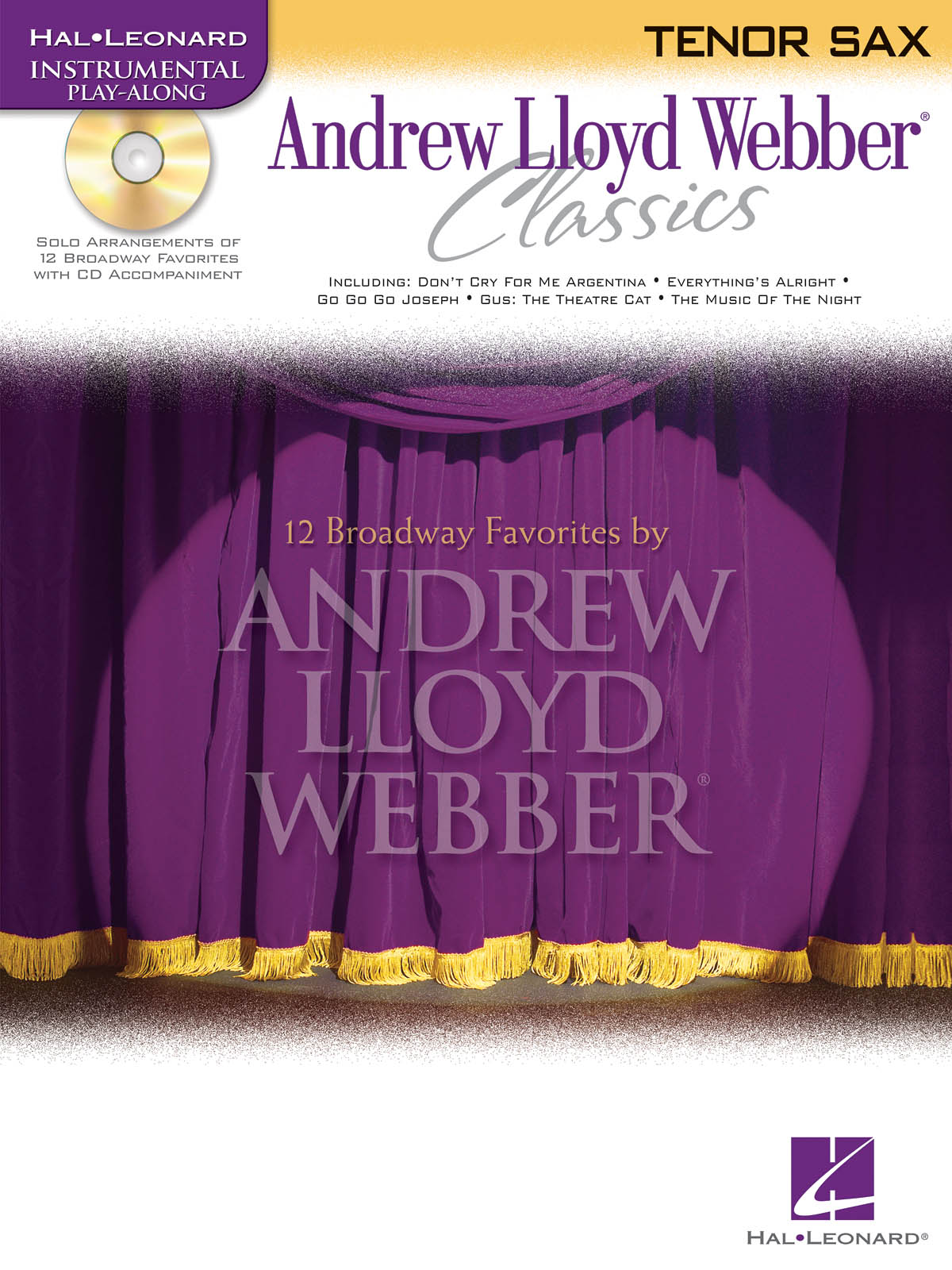 Andrew Lloyd Webber Classics - Tenor Saxophone - Instrumental Play-Along - noty pro tenor saxofon