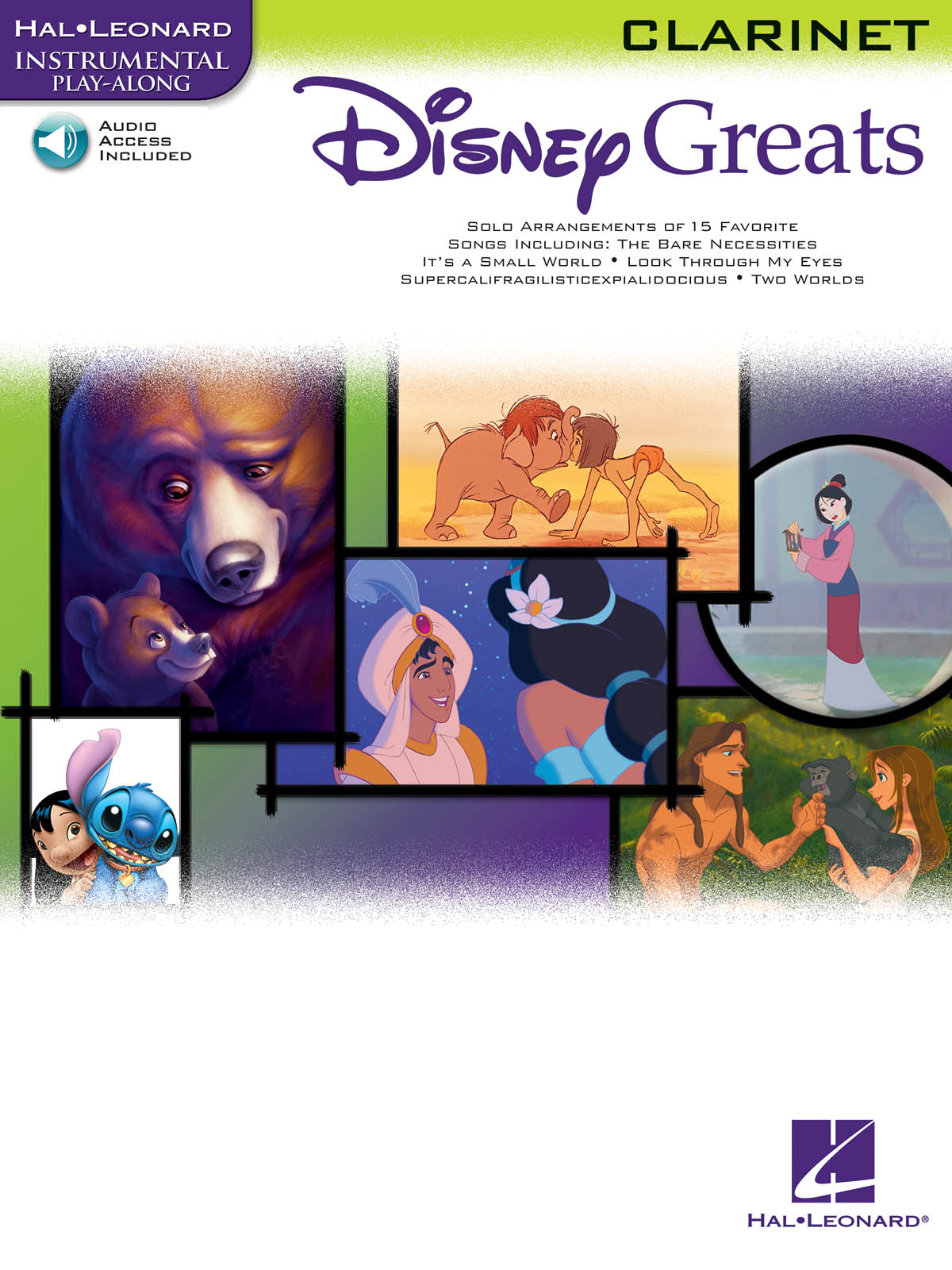 Disney Greats - Clarinet - Instrumental Play-Along - filmové melodie pro klarinet