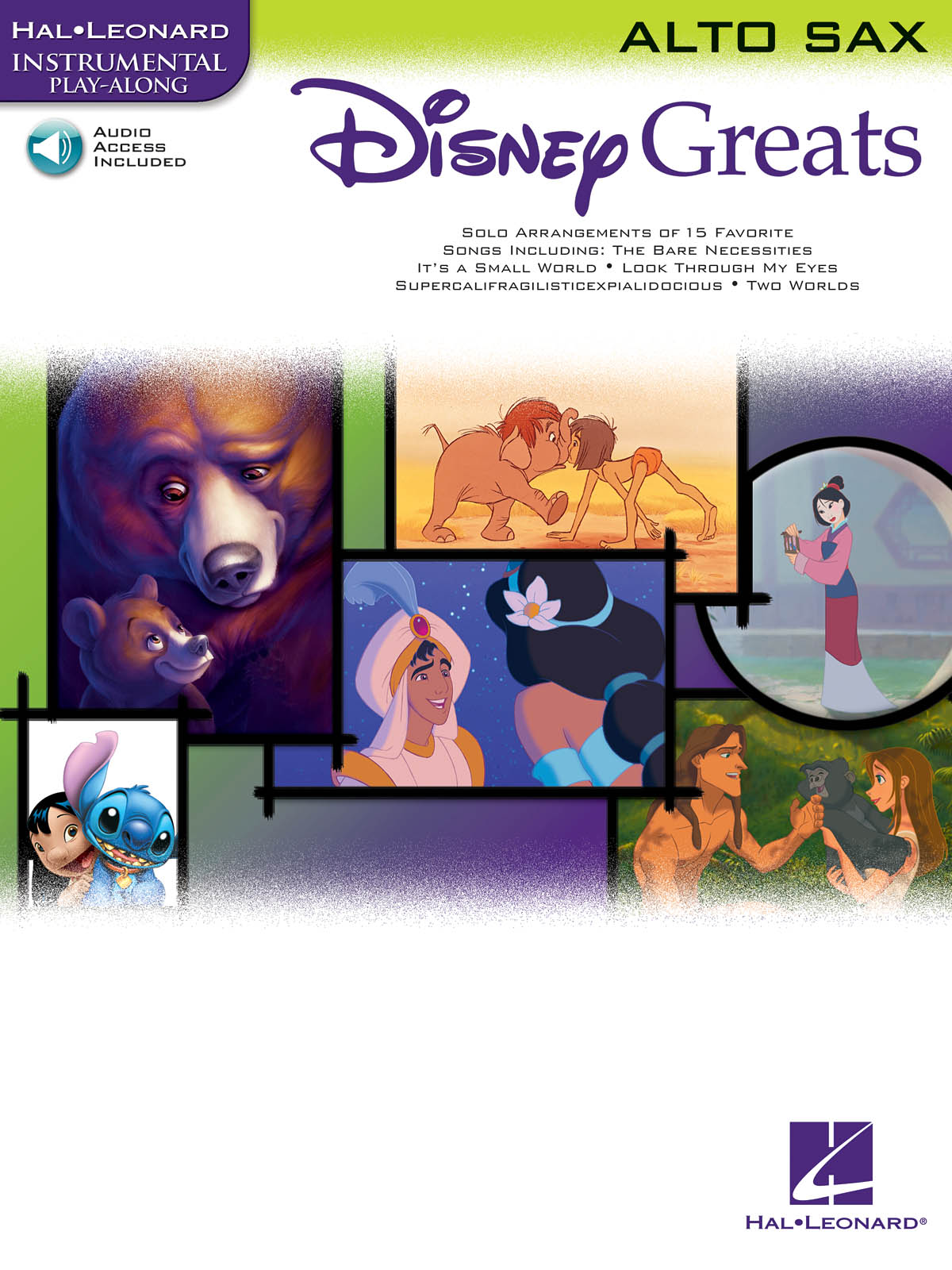 Disney Greats - Alto Saxophone - Instrumental Play-Along - filmové melodie pro altový saxofon