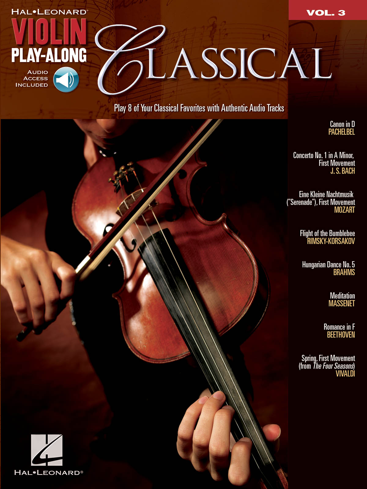 Classical - Violin Play-Along Volume 3 noty pro sólové housle
