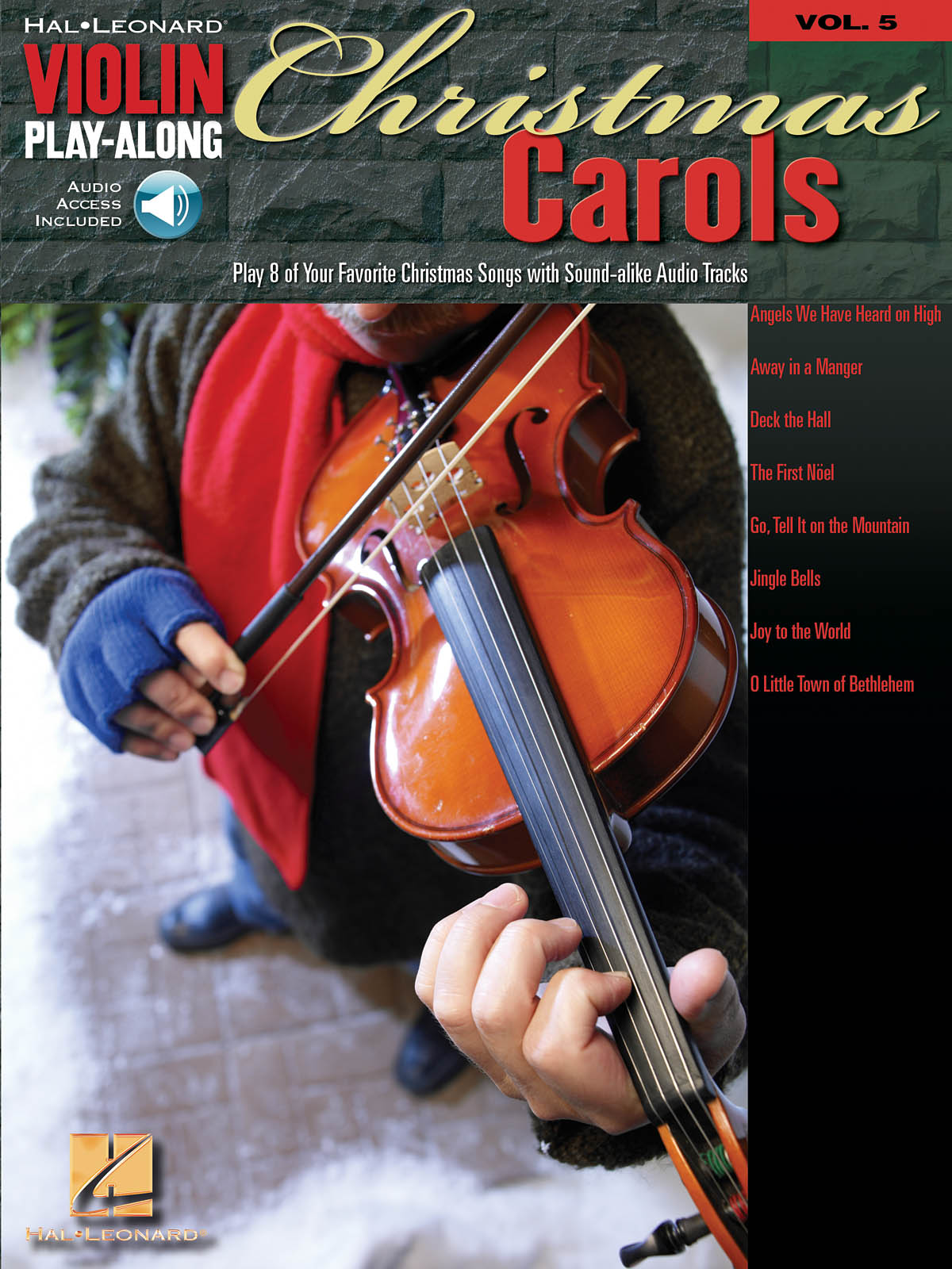 Christmas Carols - Violin Play-Along Volume 5 - noty na housle