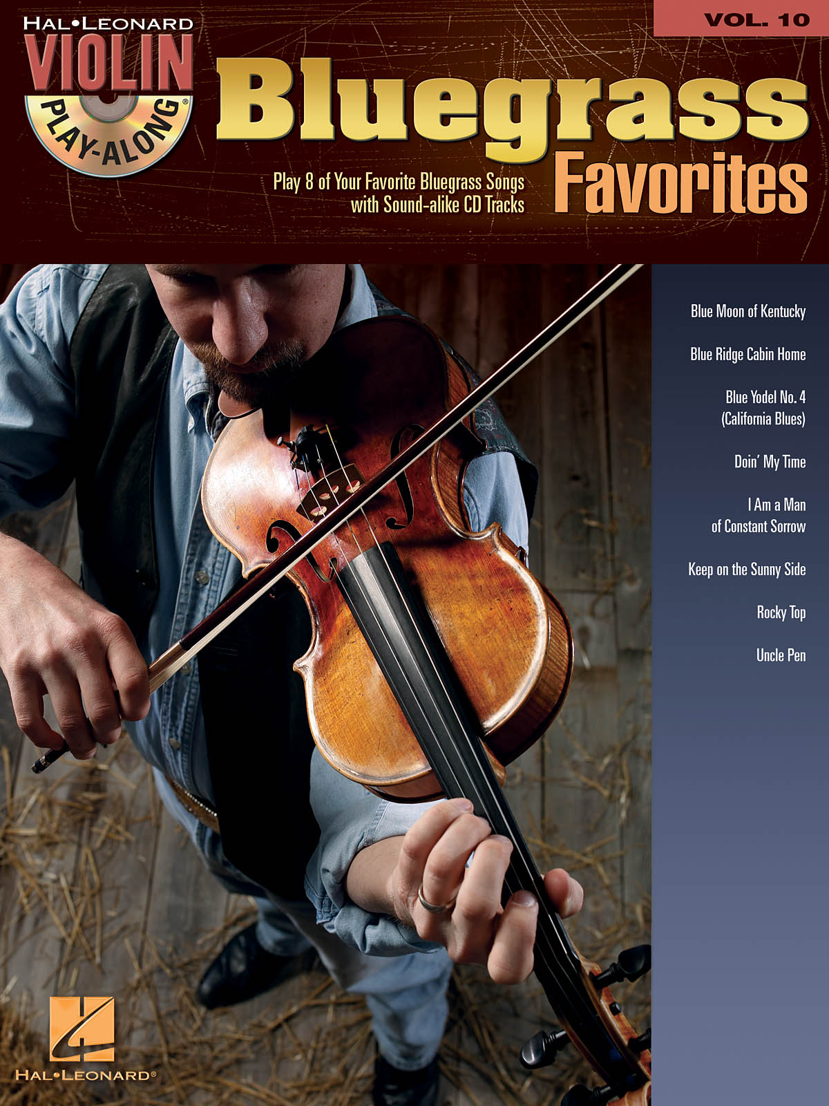 Bluegrass Favorites - Violin Play-Along Volume 10 - noty na housle
