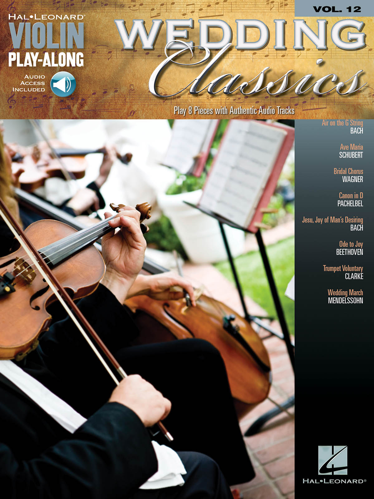 Wedding Classics pro housle - Violin Play-Along Volume 12