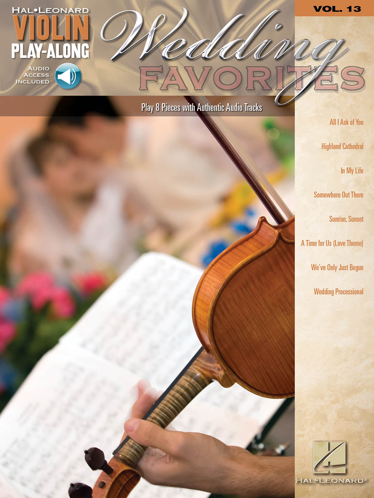 Wedding Favorites - Violin Play-Along Volume 13 - noty na housle