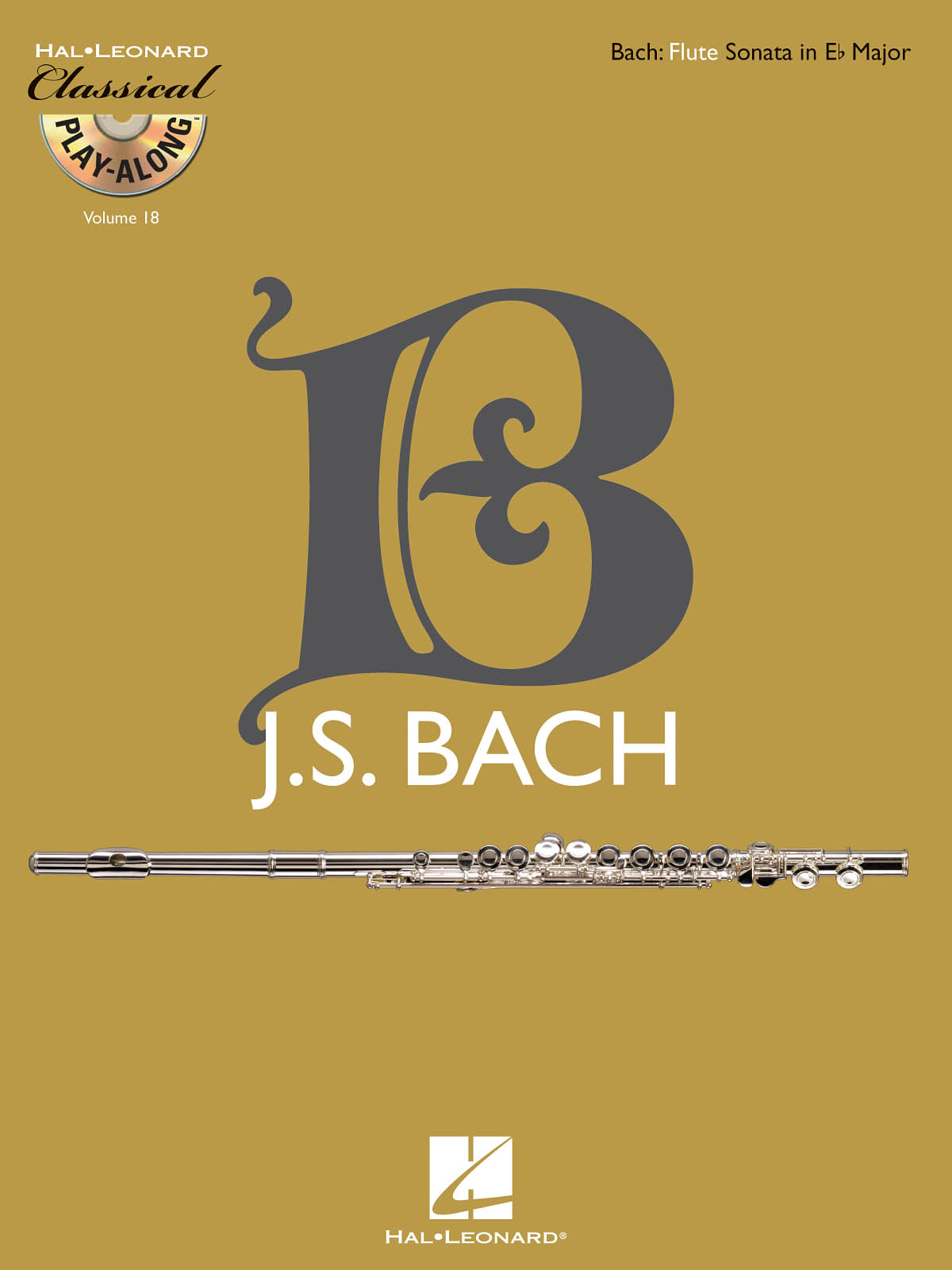 Flute Sonata in E-flat Major, BWV 1031 - Classical Play-Along Volume 18 - pro příčnou flétnu
