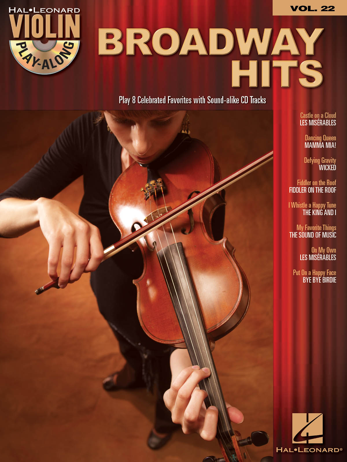 Broadway Hits - Violin Play-Along Volume 22 - noty pro housle