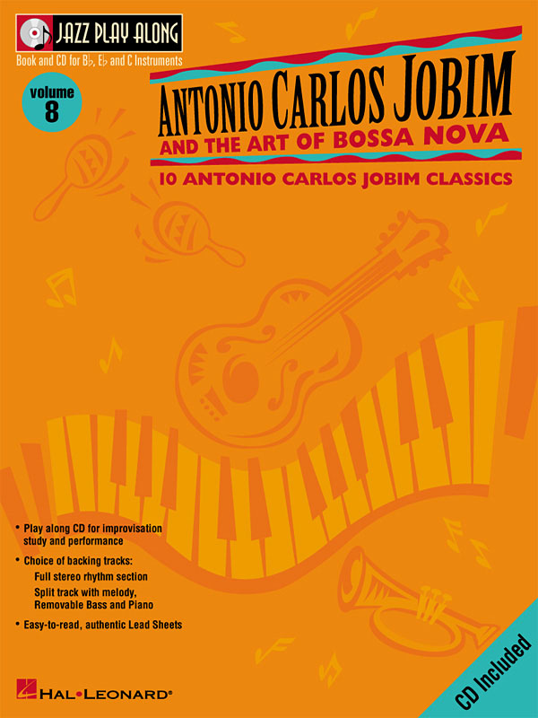 Antonio Carlos Jobim and the Art of Bossa Nova - Jazz Play-Along Volume 8 - noty pro flétnu, housle nebo kytaru
