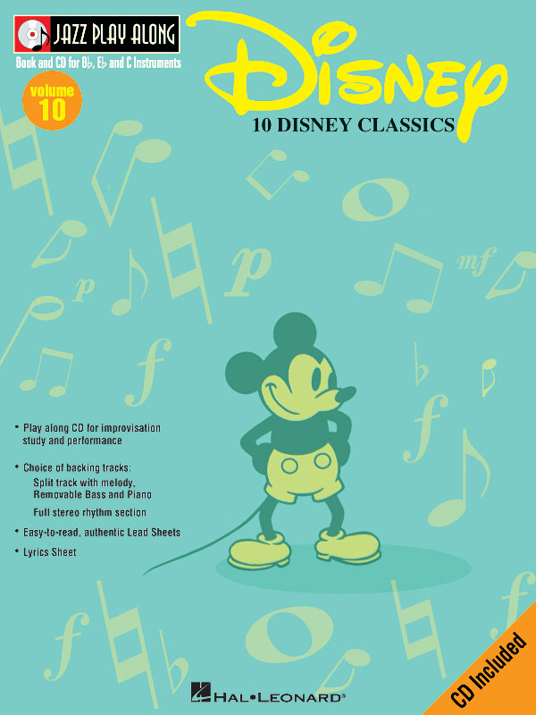 Disney - Jazz Play-Along Volume 10 - noty pro nástroje v ladění C