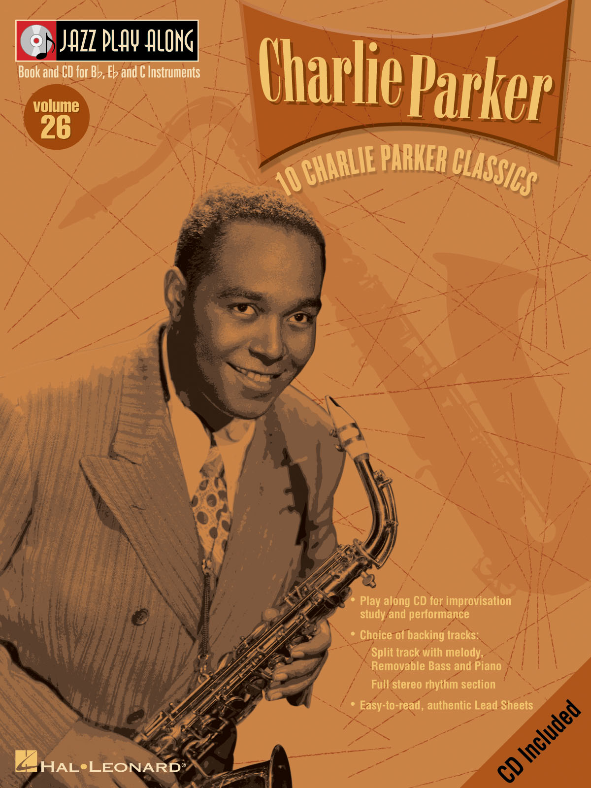 Charlie Parker - Jazz Play-Along Volume 26 - noty pro nástroje v ladění C