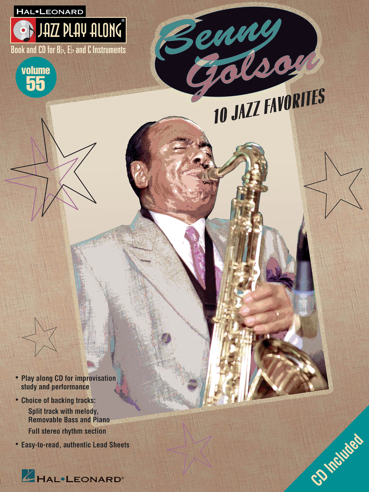 Benny Golson - Jazz Play-Along Volume 55 - noty pro nástroje v ladění C