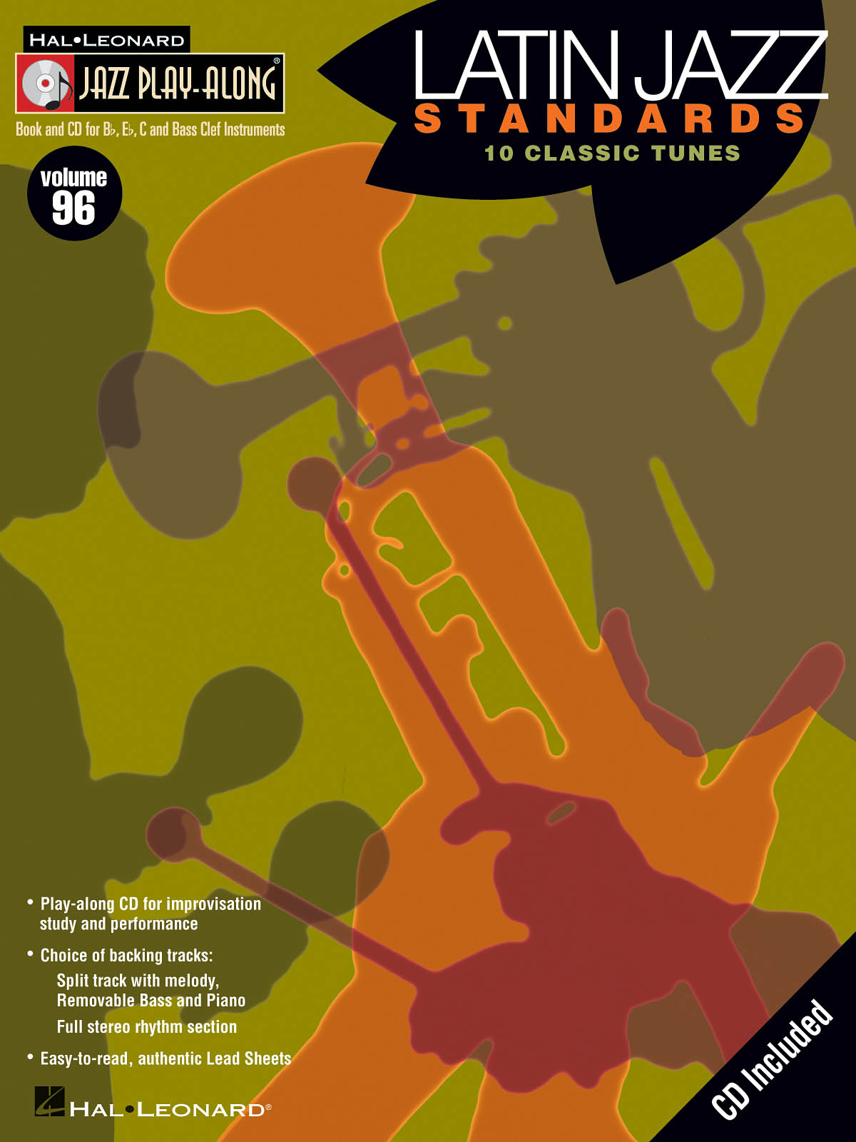 Latin Jazz Standards - Jazz Play-Along Volume 96 - melodie s akordy pro nástroje v ladění C
