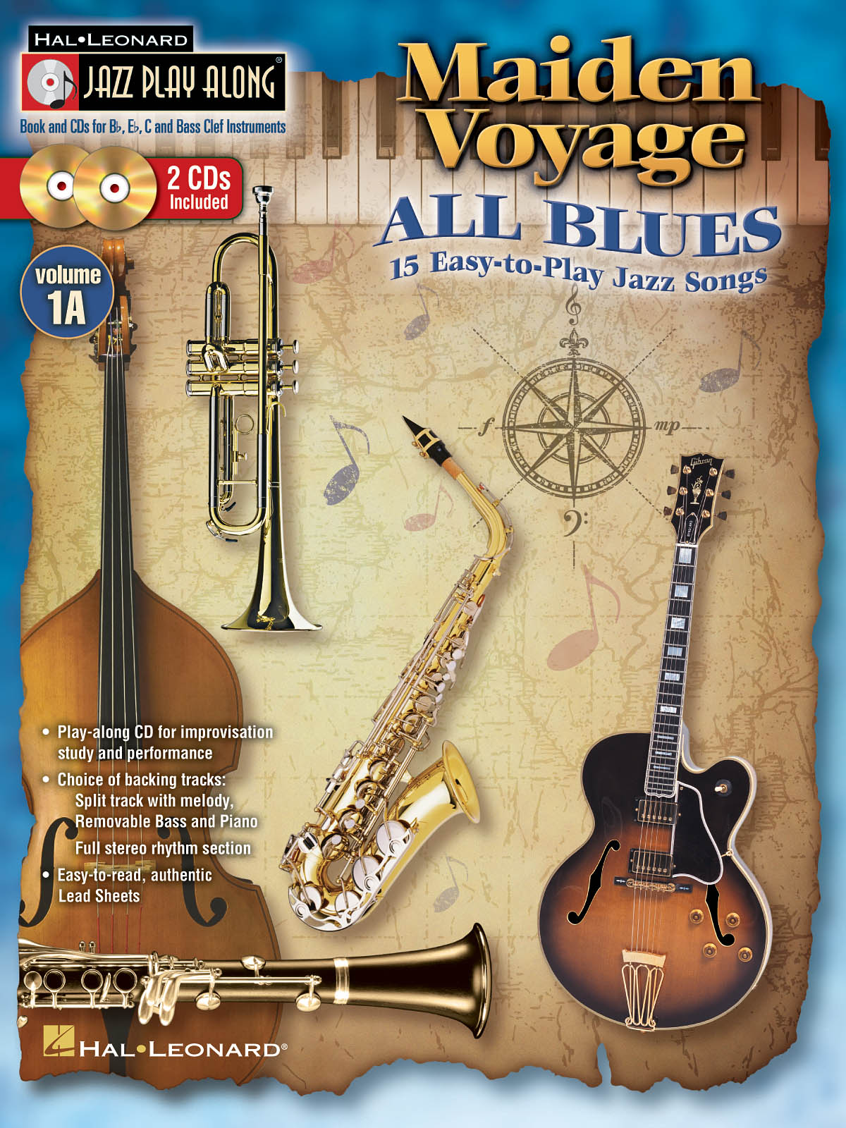 Maiden Voyage/All Blues - Jazz Play-Along Volume 1A - melodie s akordy pro nástroje v ladění C