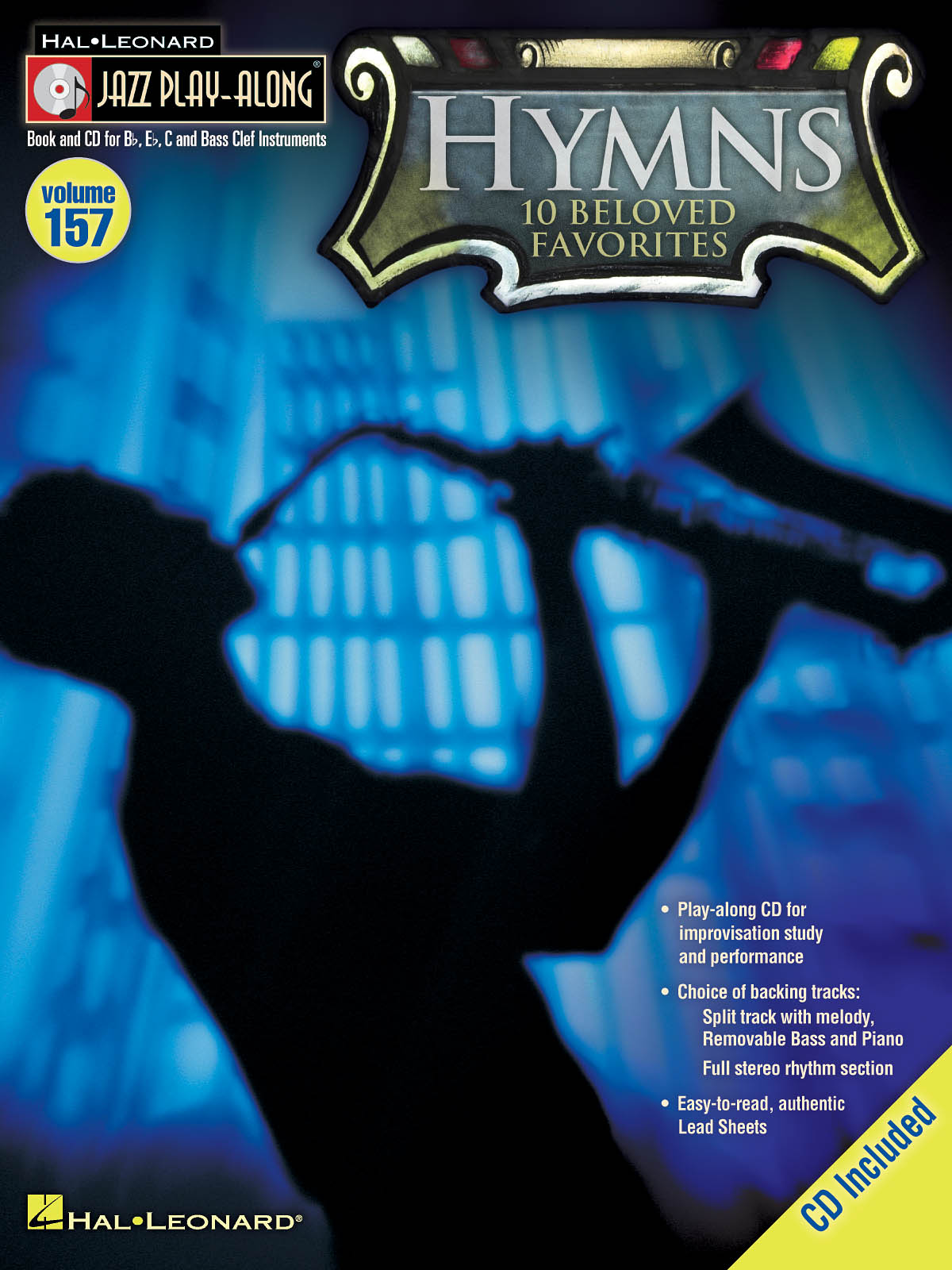 Hymns - Jazz Play-Along Volume 157 - melodie s akordy pro nástroje v ladění C