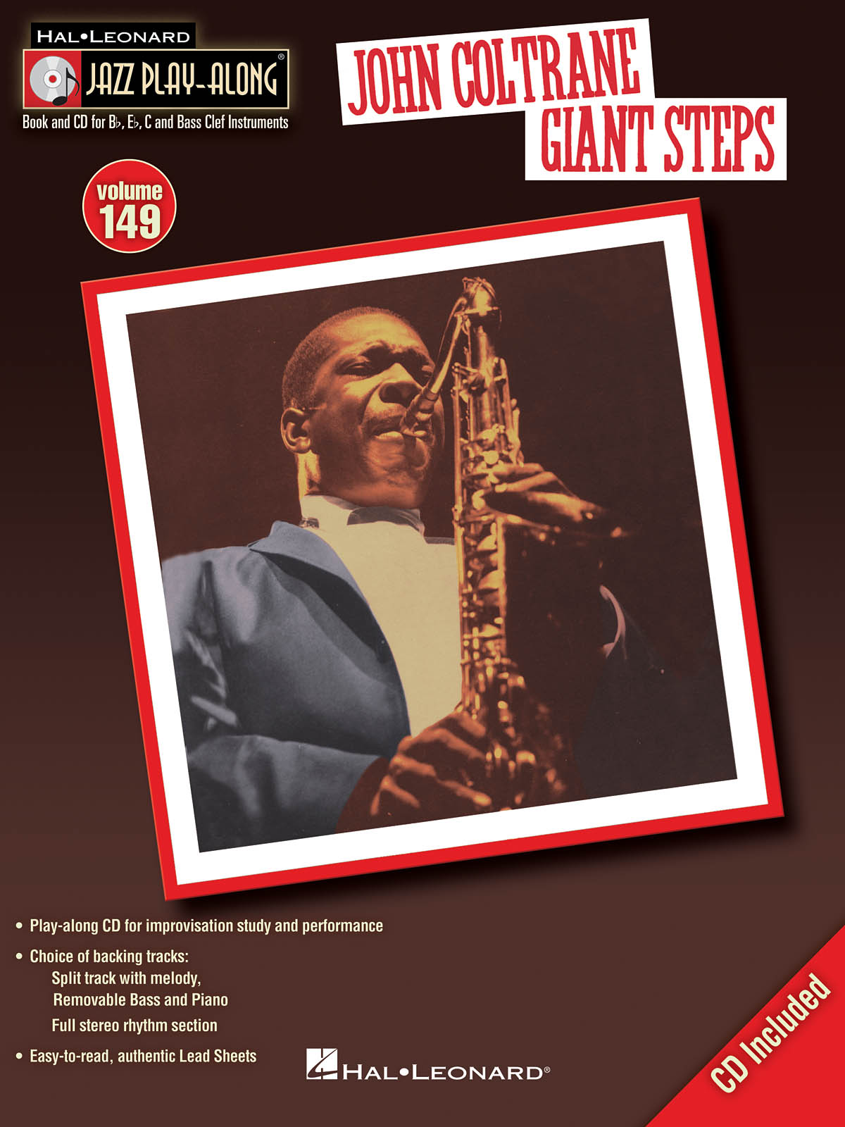 John Coltrane – Giant Steps - Jazz Play-Along Volume 149 - melodie s akordy pro nástroje v ladění C