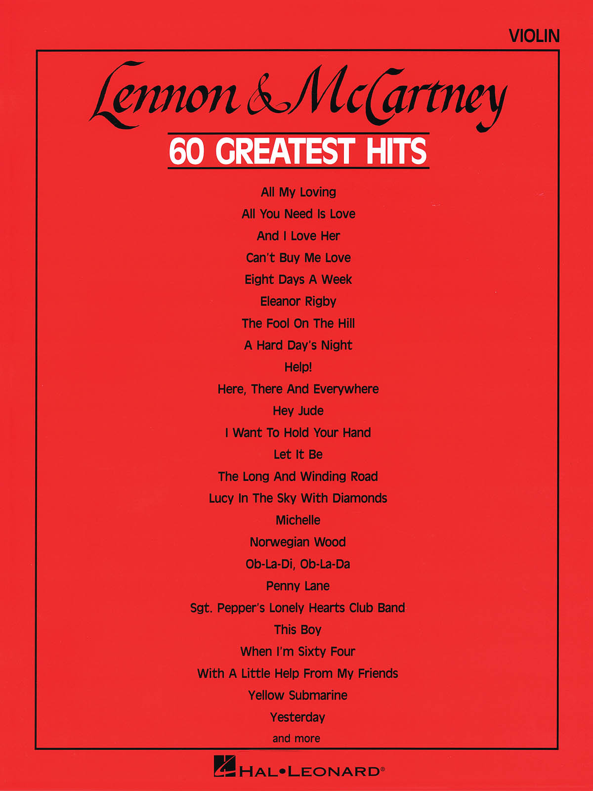 Lennon & McCartney - 60 Greatest Hits - noty pro housle