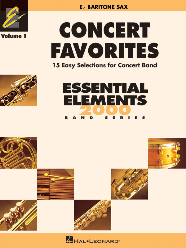 Concert Favorites Vol. 1 - Eb Baritone Sax noty na Bariton Saxofon