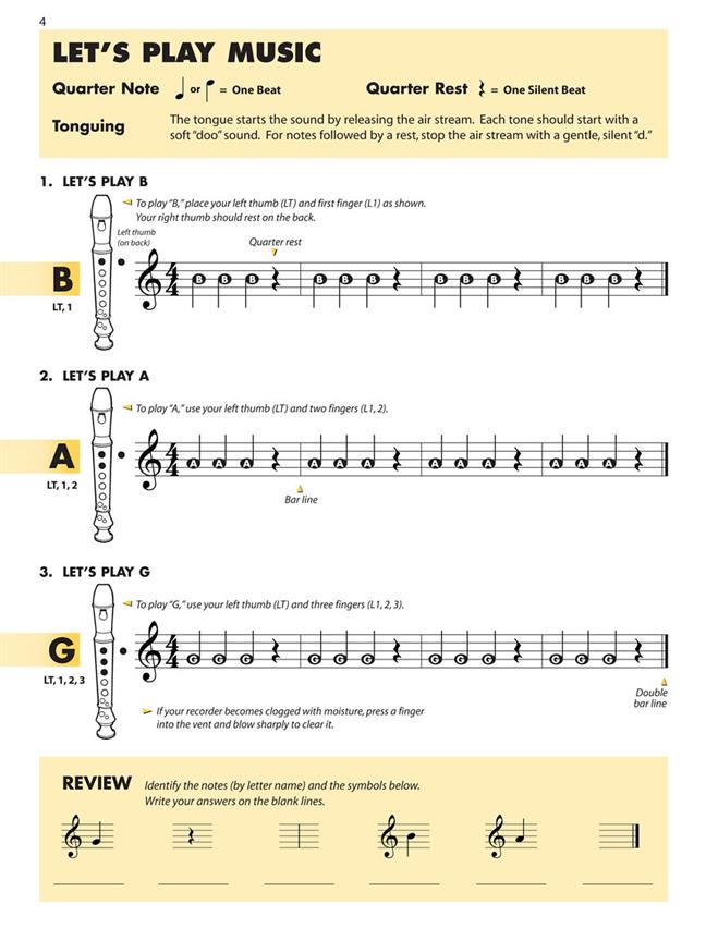 Essential Elements Recorder Classroom Method  - na zobcovou flétnu