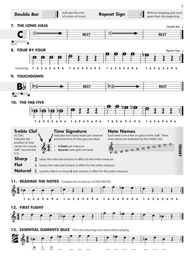 Essential Elements for Band - Book 1 with EEi - Comprehensive band method - noty a skladby pro příčnou flétnu
