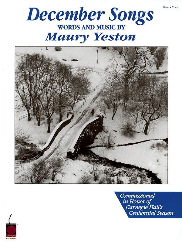 Maury Yeston - December Songs - noty pro zpěv, klavír s akordy pro kytaru