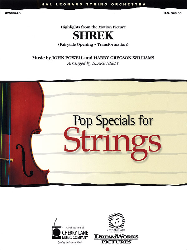 Music from Shrek - noty pro smyčcový orchestr