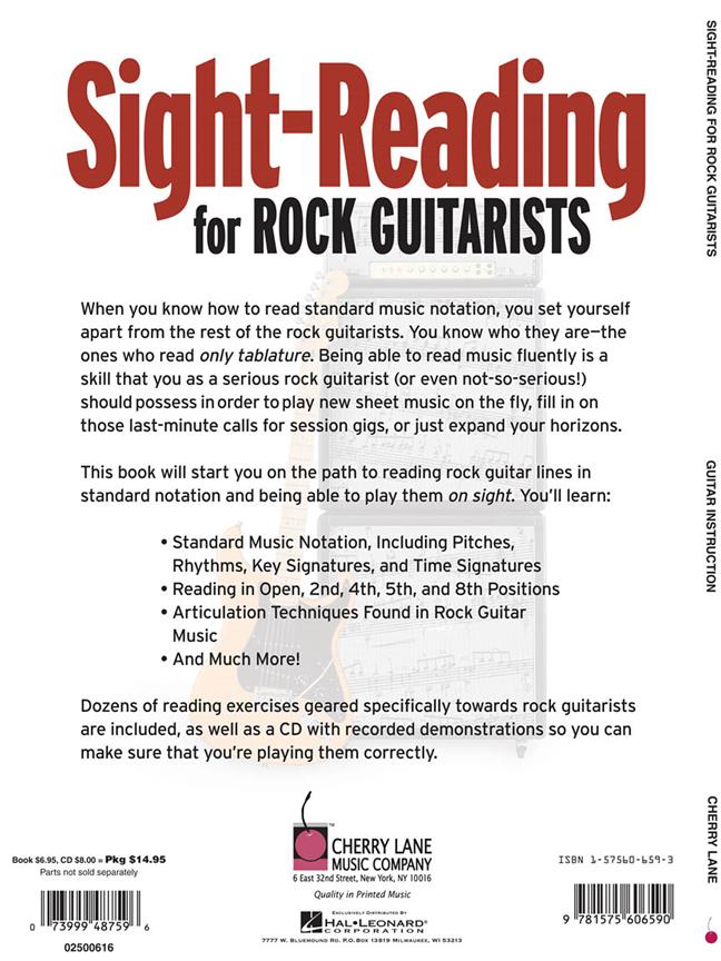 Sight Reading For Rock Guitarists - pro kytaru