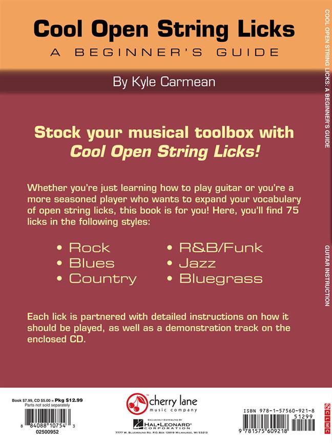 Cool Open String Licks  - pro kytaru
