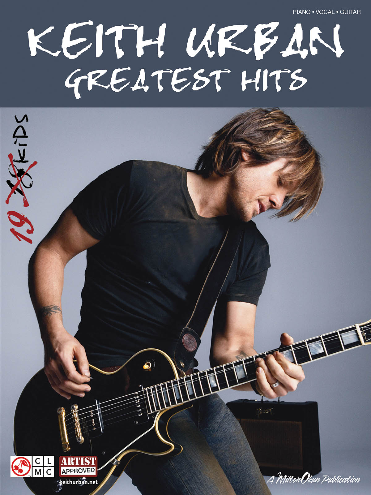 Keith Urban - Greatest Hits - 19 Kids - kniha pro klavír, zpěv a kytaru