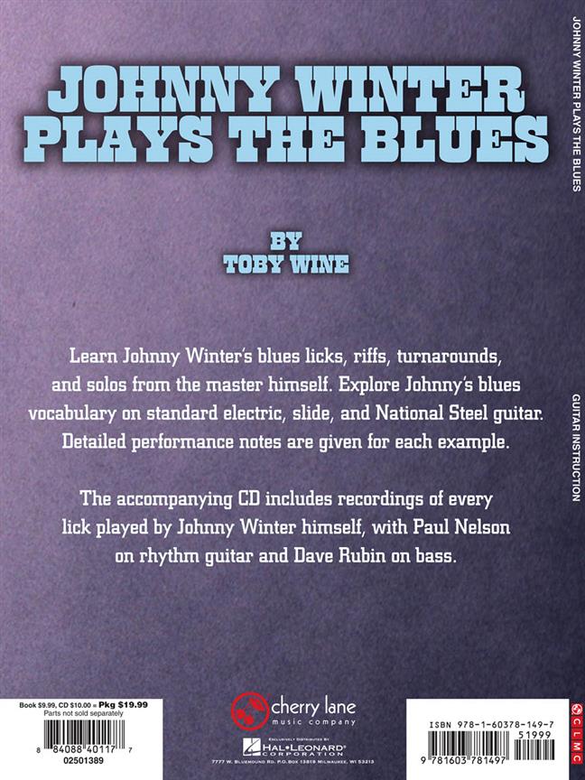 Johnny Winter Plays the Blues - pro kytaru